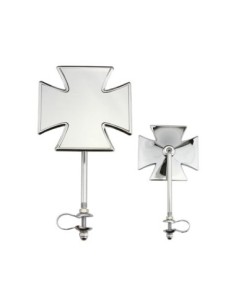 Alloy Iron Cross Mirror Chrome.